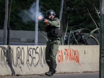 Gases lacrimógenos en Caracas