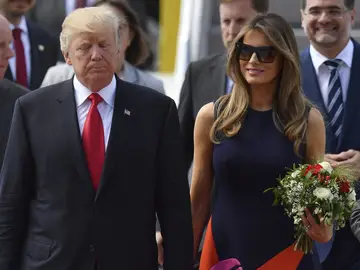 Melania Trump, bloqueada en su alojamiento por las protestas en Hamburgo Melania Trump, bloqueada en su alojamiento por las protestas en Hamburgo
