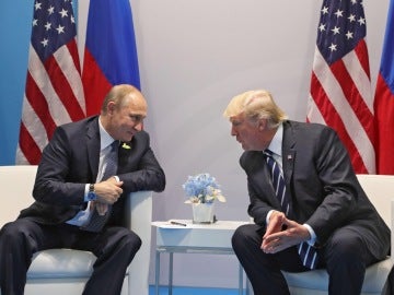 Putin y Trump en su encuentro durante el G20