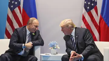 Putin y Trump en su encuentro durante el G20