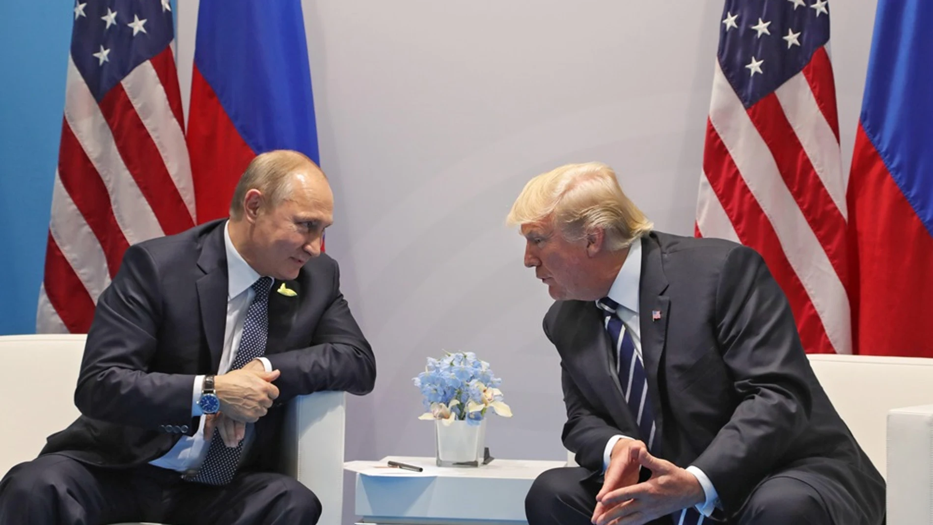 Putin y Trump en su encuentro durante el G20 Putin y Trump en su encuentro durante el G20