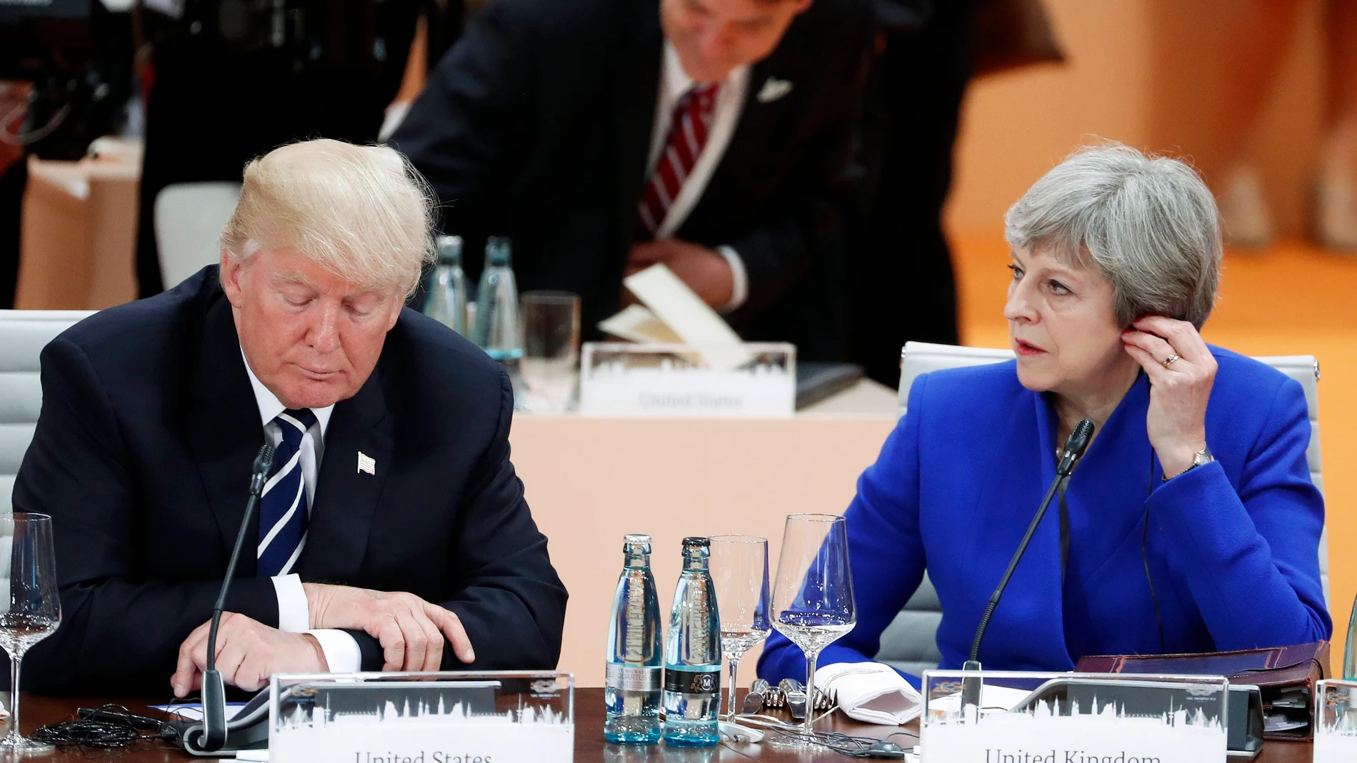 Donald Trump y Theresa May Donald Trump y Theresa May