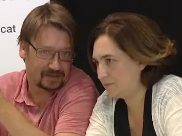 Ada Colau y Xavier Doménech Ada Colau y Xavier Doménech