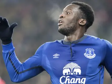 El delantero belga del Everton, Romelu Lukaku El delantero belga del Everton, Romelu Lukaku