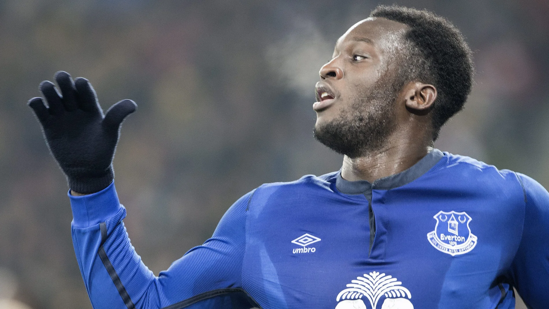El delantero belga del Everton, Romelu Lukaku El delantero belga del Everton, Romelu Lukaku
