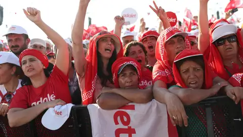Miles de personas se manifiestan en Turquía Miles de personas se manifiestan en Turquía
