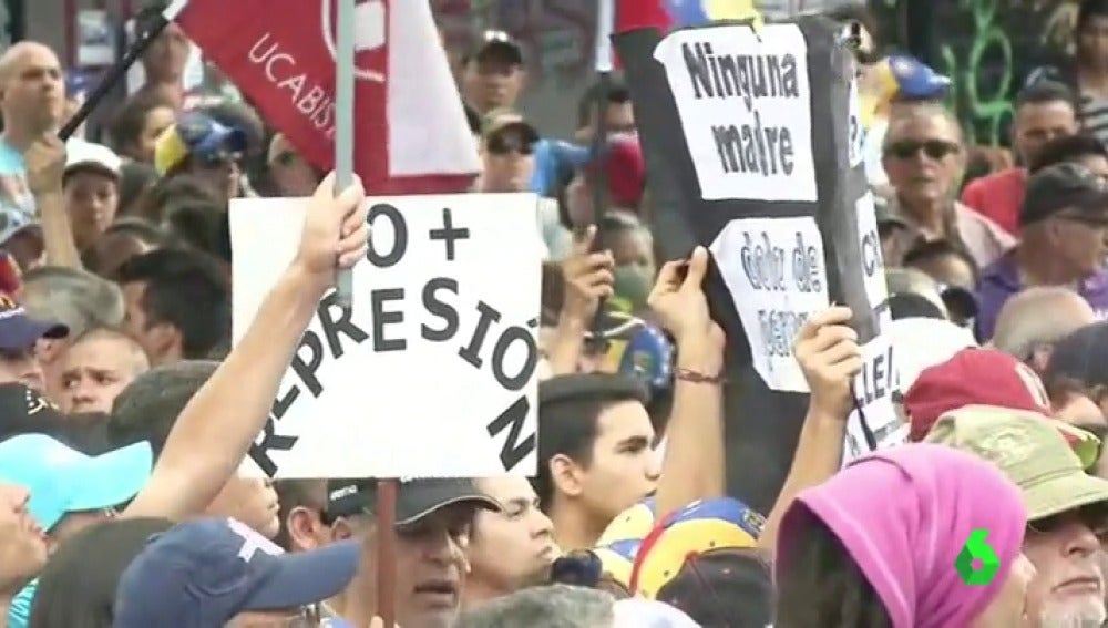 Manifestación en Venezuela