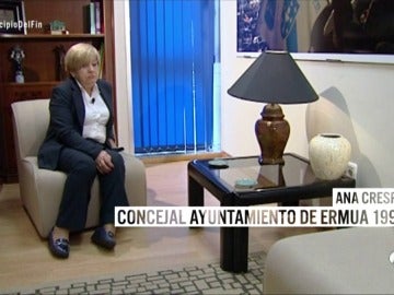 Ana Crespo, concejal que afilió a Miguel Ángel Blanco: "Si pudiera dar marcha atrás no lo haría"