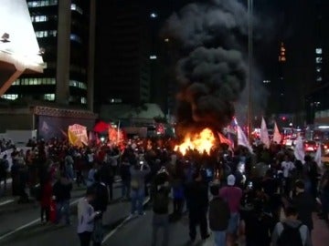Nuevas protestas en Brasil contra las medidas de austeridad impulsadas por el presidente Michel Temer 