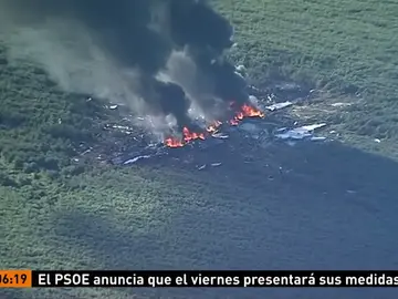 Un avión militar se estrella en Mississippi Un avión militar se estrella en Mississippi
