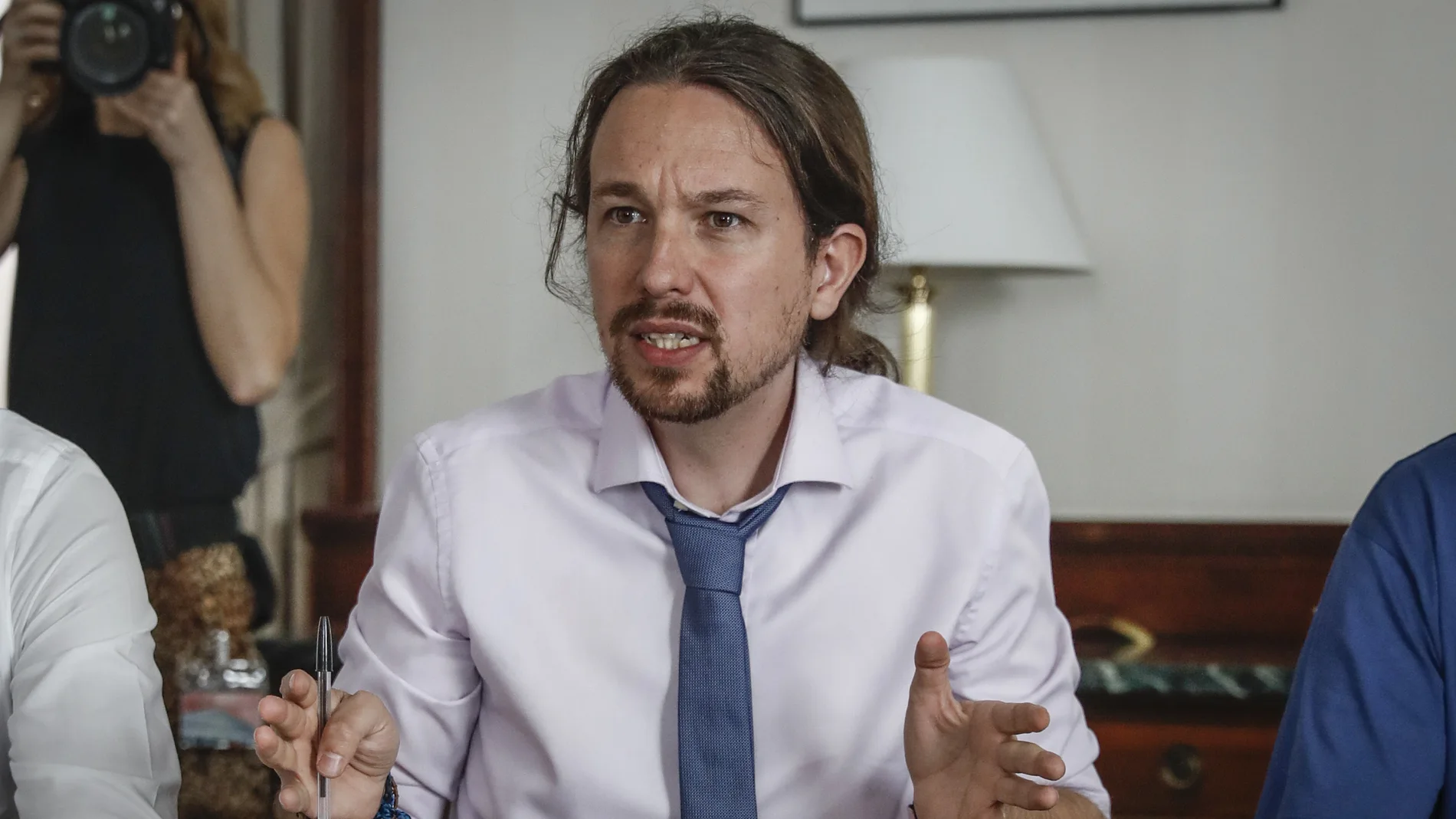 Reunión de Pablo Iglesias Reunión de Pablo Iglesias
