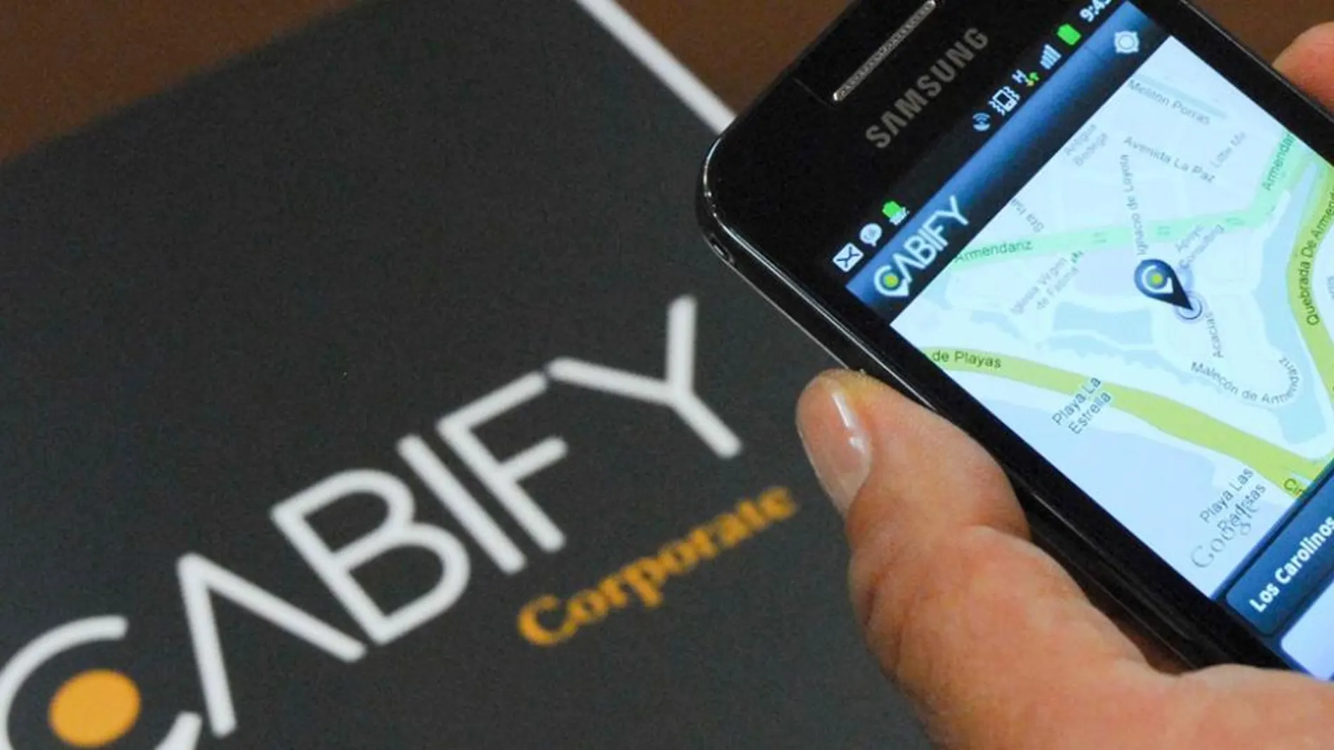 Aplicación de Cabify Aplicación de Cabify