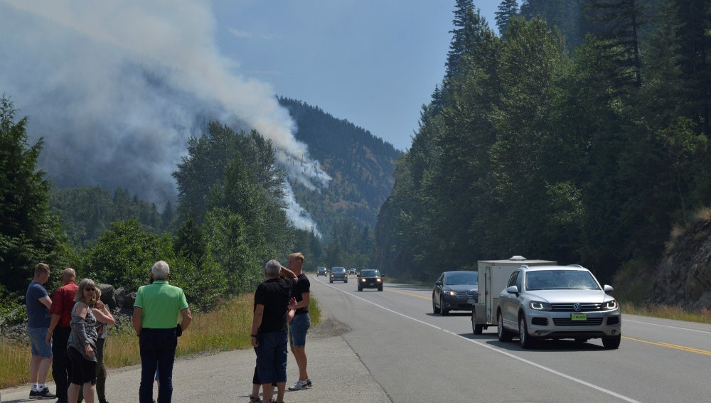 Incendio en Canadá