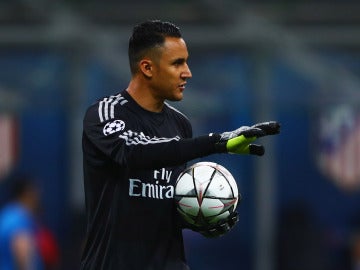 Keylor Navas, en un partido del Real Madrid