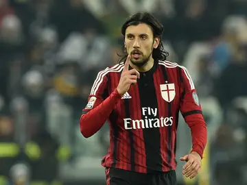 Cristian Zaccardo, durante un partido con el Milan Cristian Zaccardo, durante un partido con el Milan