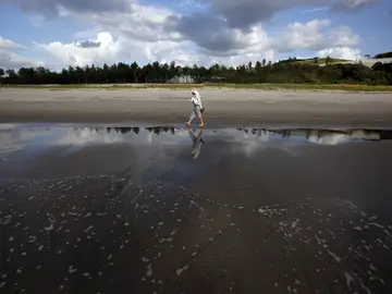 Playa en los alrededores de Fukushima Playa en los alrededores de Fukushima