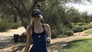 La golfista Paige Reene, en una fotografía subida a su Instagram