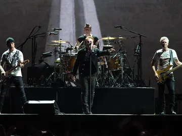 U2 durante su gira The Joshua Tree U2 durante su gira The Joshua Tree