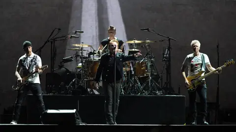U2 durante su gira The Joshua Tree U2 durante su gira The Joshua Tree