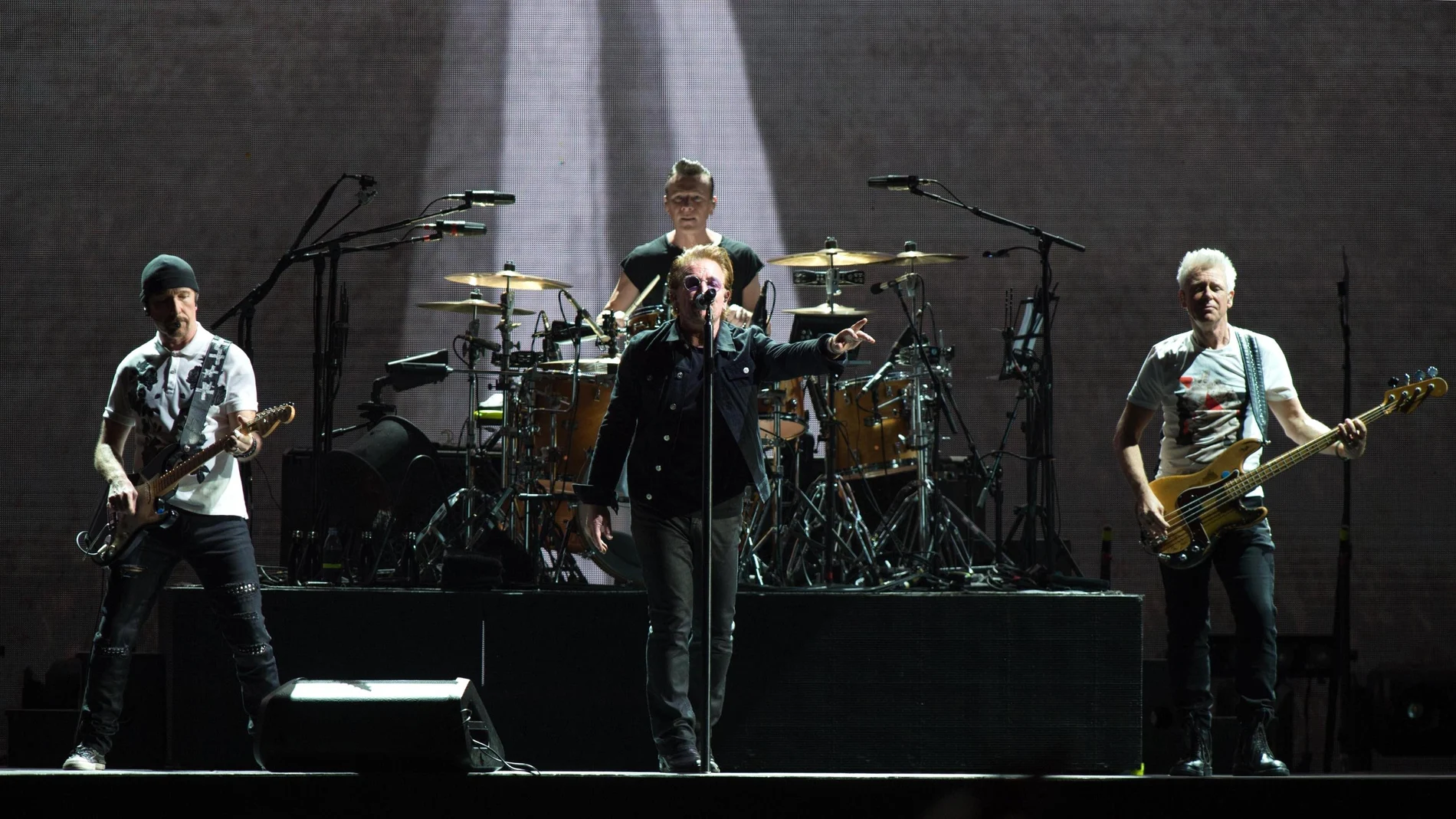 U2 durante su gira The Joshua Tree U2 durante su gira The Joshua Tree