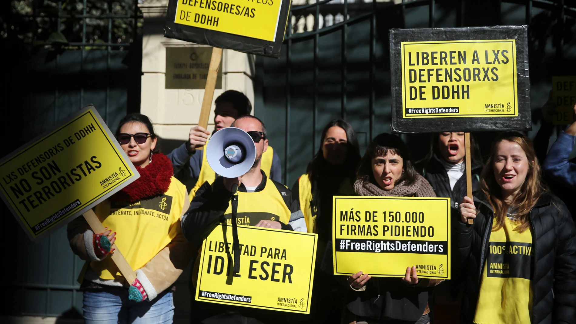 Activistas de Amnistía Internacional Activistas de Amnistía Internacional