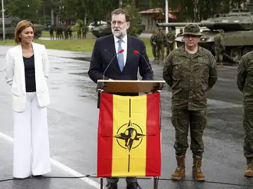 Mariano Rajoy y María Dolores de Cospedal Mariano Rajoy y María Dolores de Cospedal