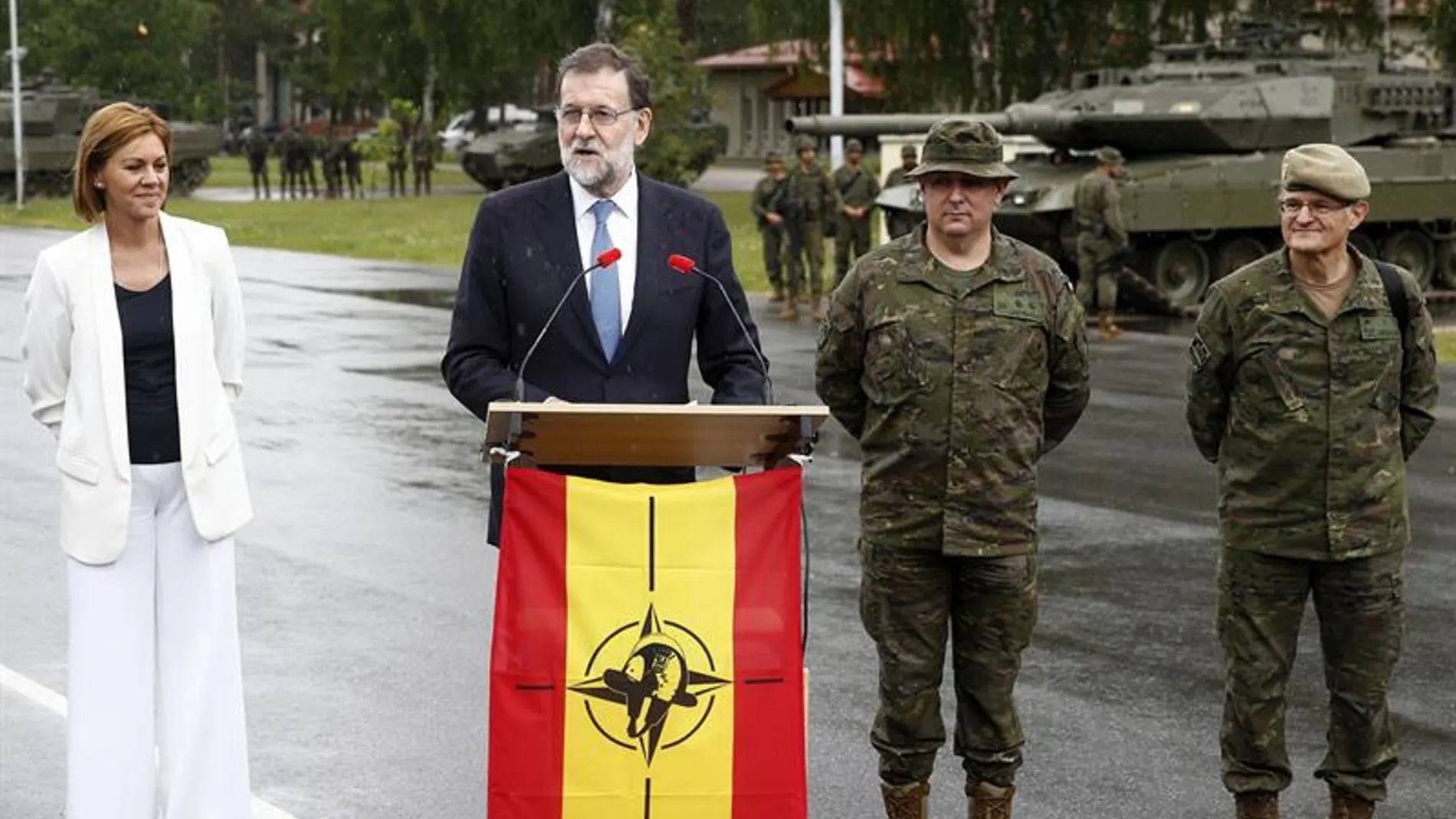 Mariano Rajoy y María Dolores de Cospedal Mariano Rajoy y María Dolores de Cospedal