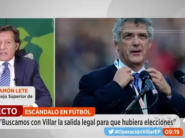 Lete, presidente del CSD: "Los indicios sobre Villar son preocupantes, buscaremos una salida a esta situación" Lete, presidente del CSD: "Los indicios sobre Villar son preocupantes, buscaremos una salida a esta situación"