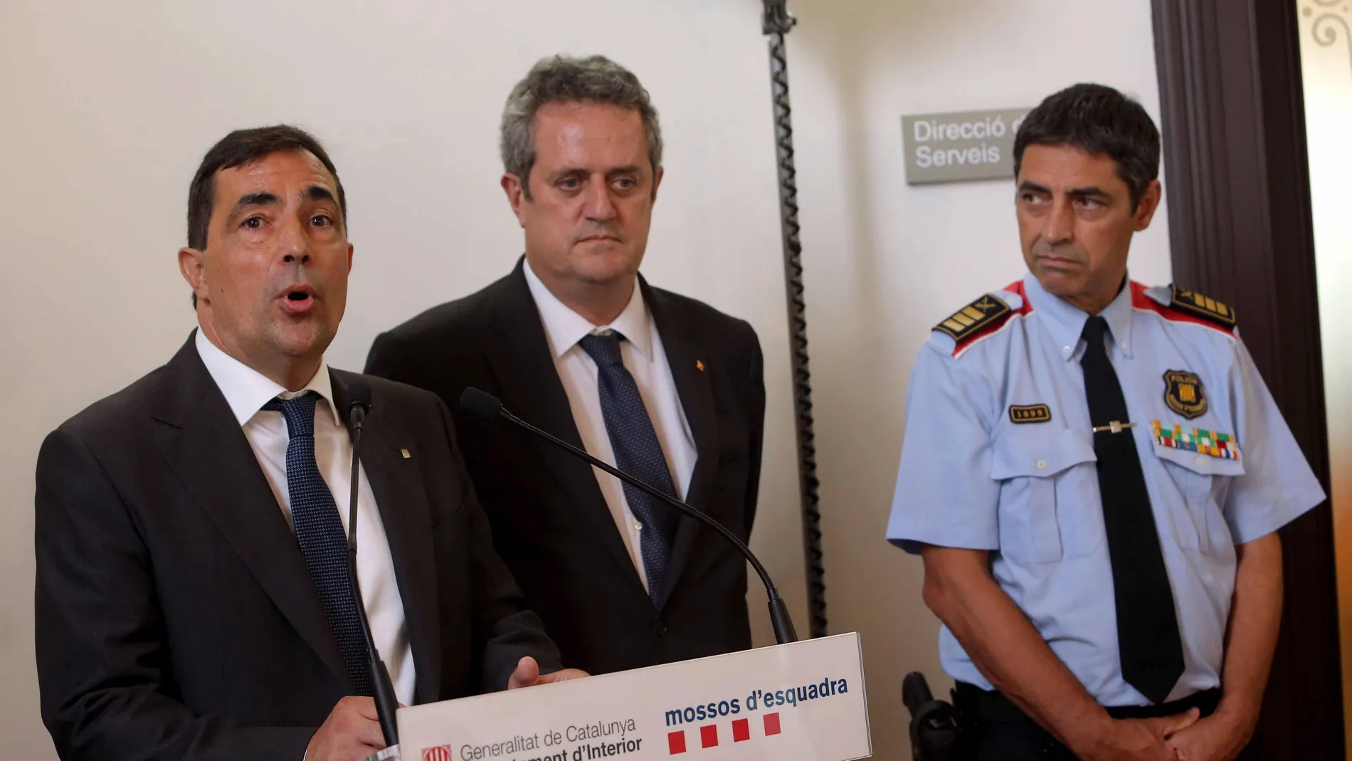 El conseller de Interior, Joaquim Forn El conseller de Interior, Joaquim Forn