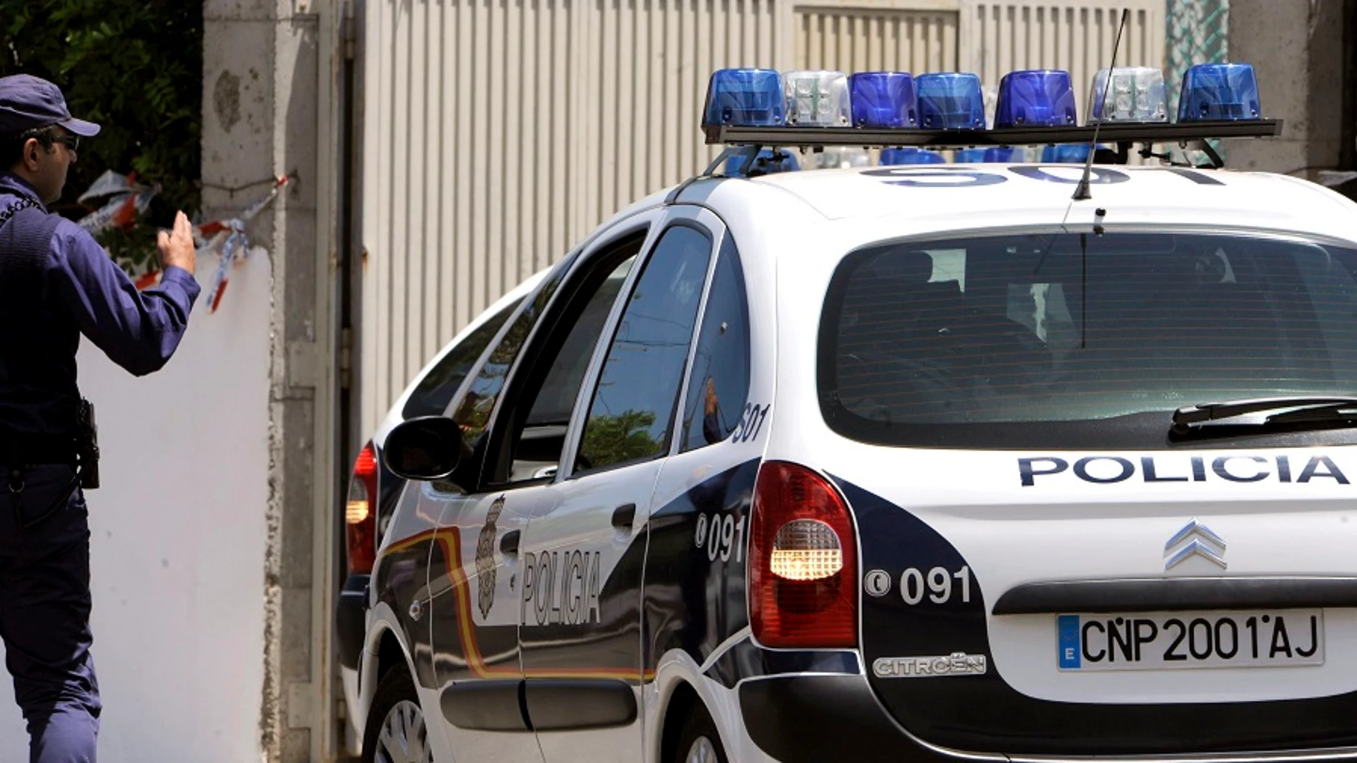 Coche de la policía Coche de la policía