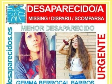 Gemma Berrocal, desaparecida en Barcelona