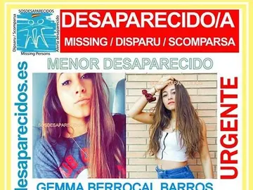 Gemma Berrocal, desaparecida en Barcelona Gemma Berrocal, desaparecida en Barcelona