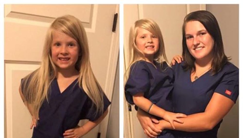Foto compartida por Brittney Johnson de la 'madrastra' de su hija