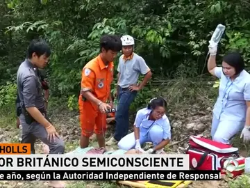 El actor Paul Nicholls rescatado en Tailandia El actor Paul Nicholls rescatado en Tailandia