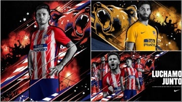 Las equipaciones del Atlético de Madrid para la próxima temporada