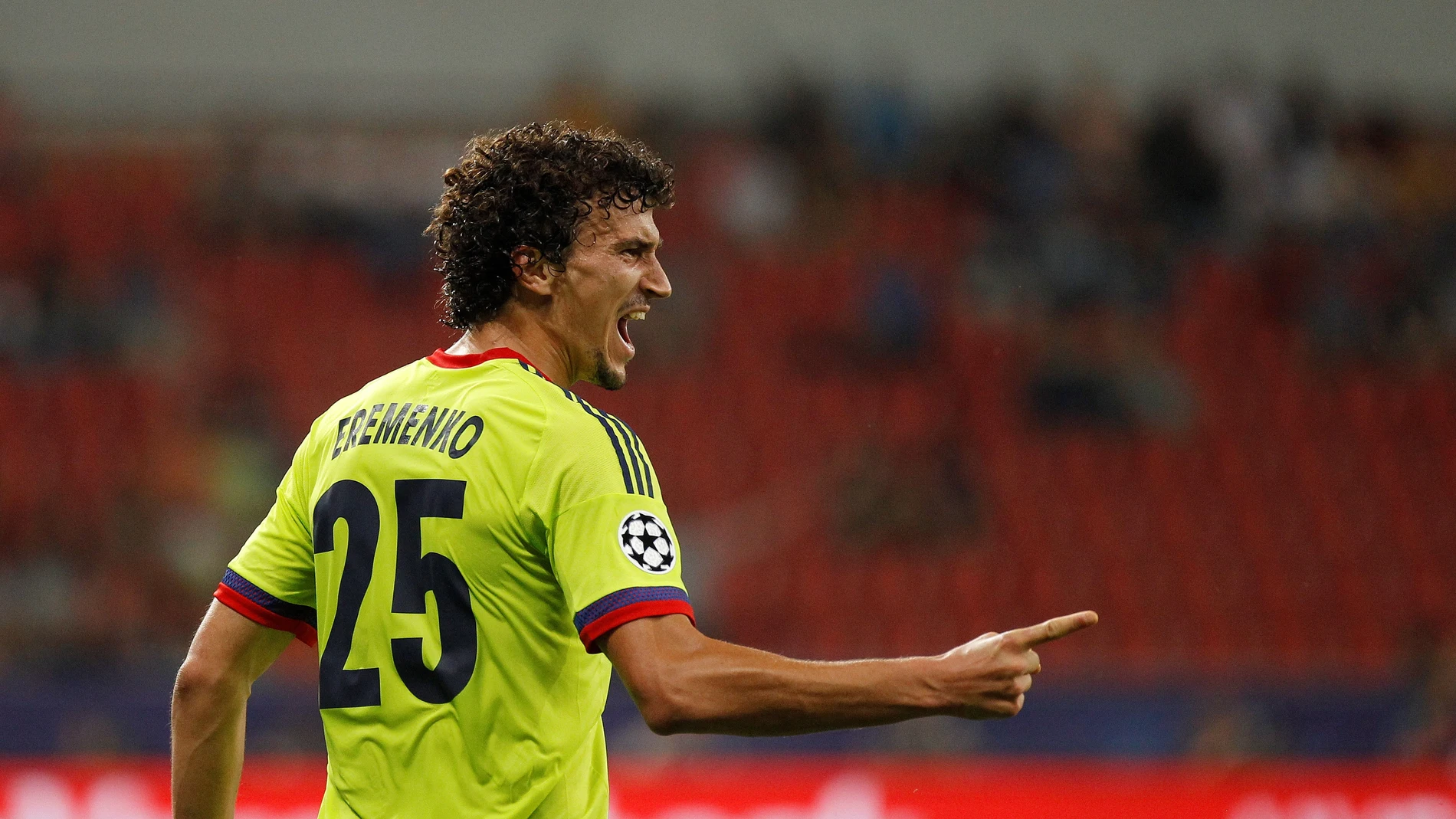 Eremenko durante un partido Eremenko durante un partido