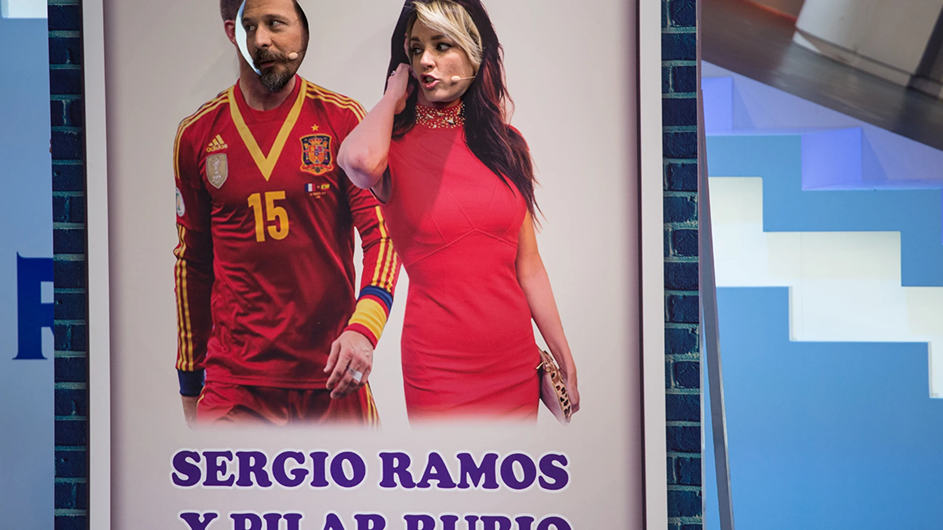 Anna Simon se convierte en una sensual Pilar Rubio junto al Sergio Ramos más cómico 