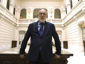 José Manuel Maza, fiscal general del Estado, posa durante una entrevista