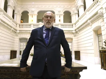 José Manuel Maza, fiscal general del Estado, posa durante una entrevista José Manuel Maza, fiscal general del Estado, posa durante una entrevista