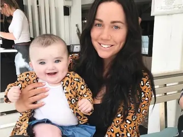 Sophie y su hija Florence Margaret Sophie y su hija Florence Margaret