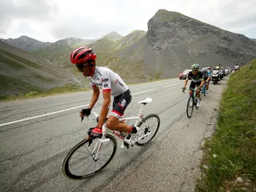 Alberto Contador, en el Tour Alberto Contador, en el Tour