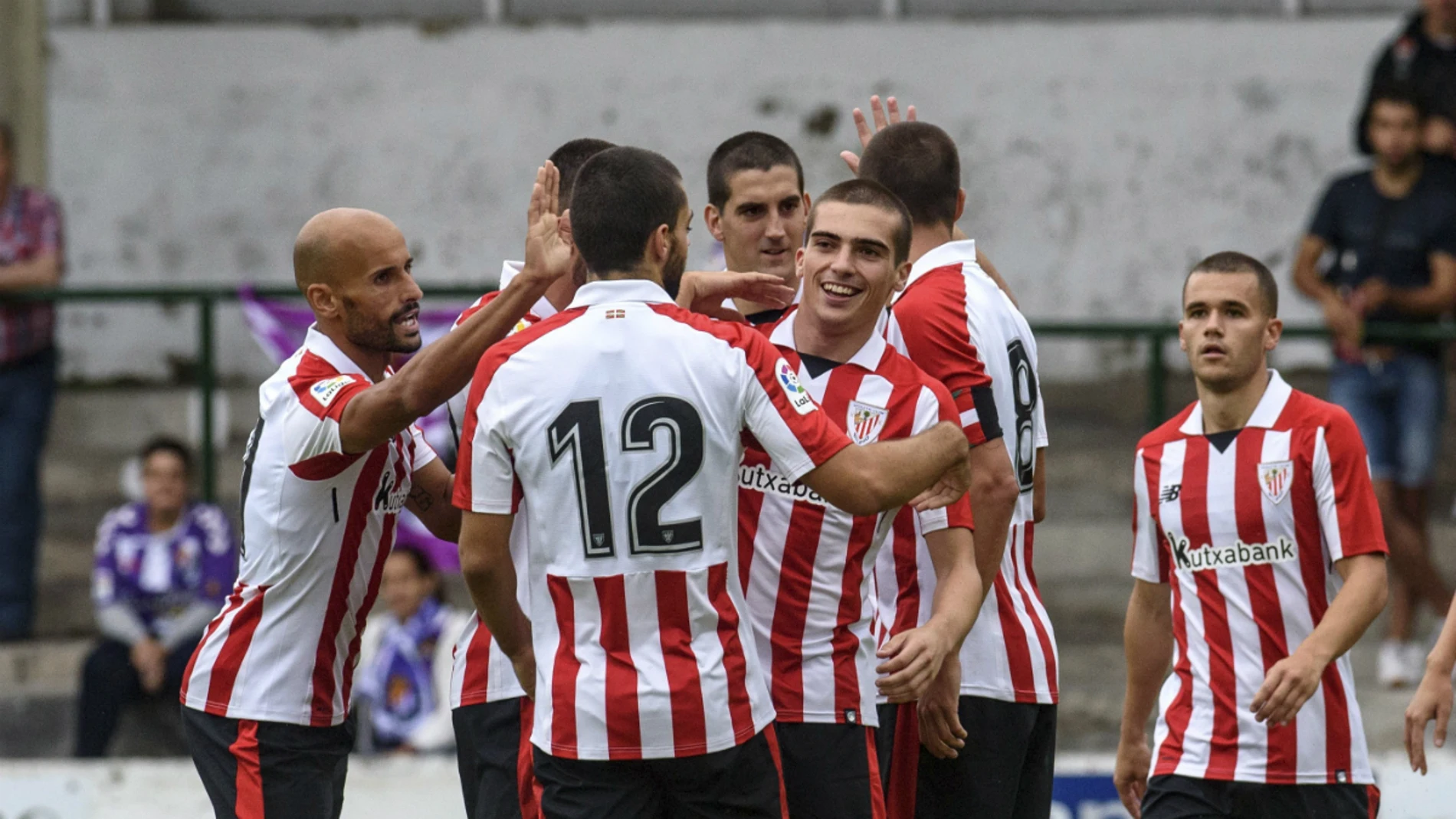 El Athletic celebra un gol El Athletic celebra un gol