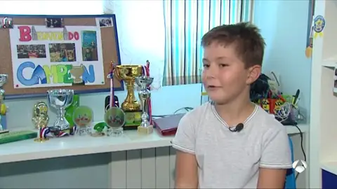 Así es Nacho, el español de 8 años que se ha proclamado campeón del mundo de cálculo Así es Nacho, el español de 8 años que se ha proclamado campeón del mundo de cálculo