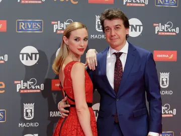 Marta Hazas junto a su marido Javier Veiga Marta Hazas junto a su marido Javier Veiga