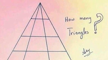 ¿Cuántos triángulos hay en la imagen?