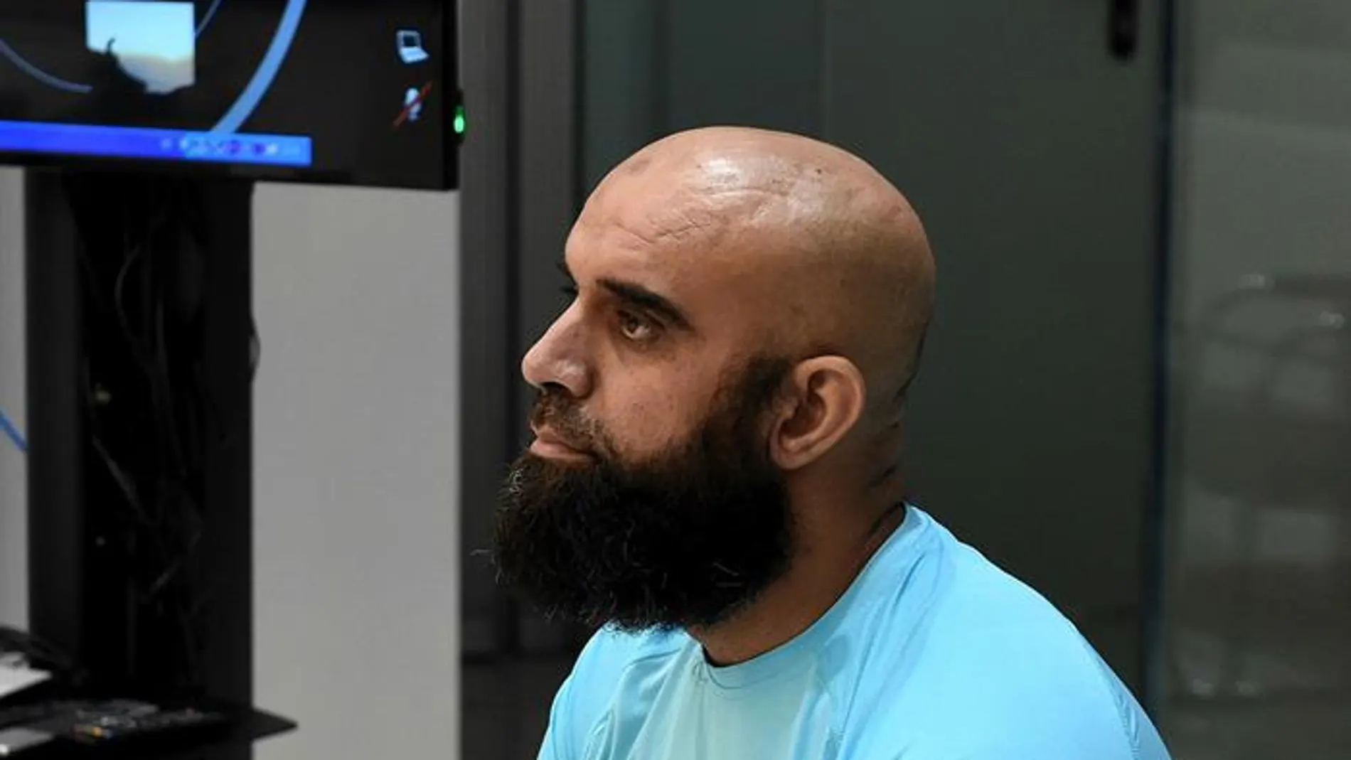 Youssef Mohamed Tuileb durante el juicio en la Audiencia Nacional Youssef Mohamed Tuileb durante el juicio en la Audiencia Nacional