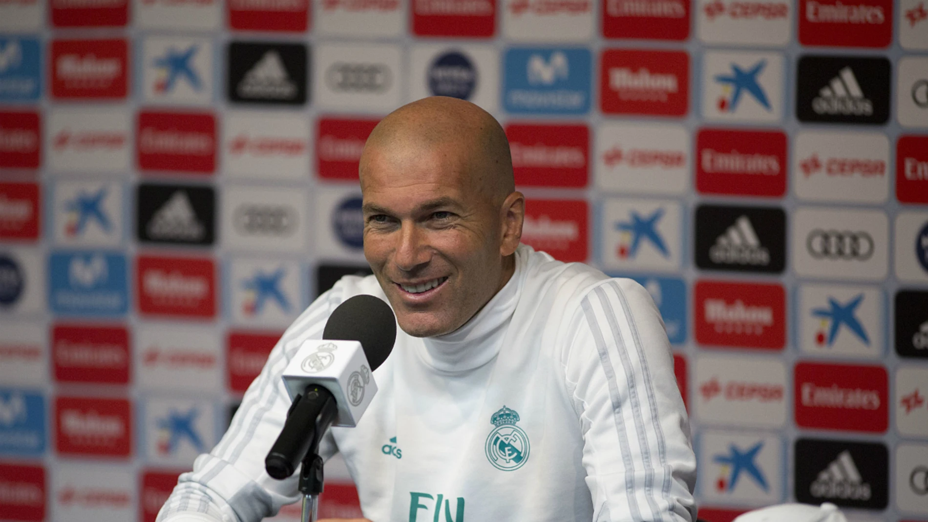 Zidane, en rueda de prensa Zidane, en rueda de prensa