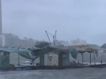 El tifón Roke que ha azotado a China El tifón Roke que ha azotado a China