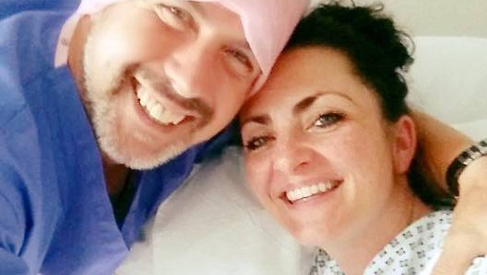 Sarah Pickles y su marido