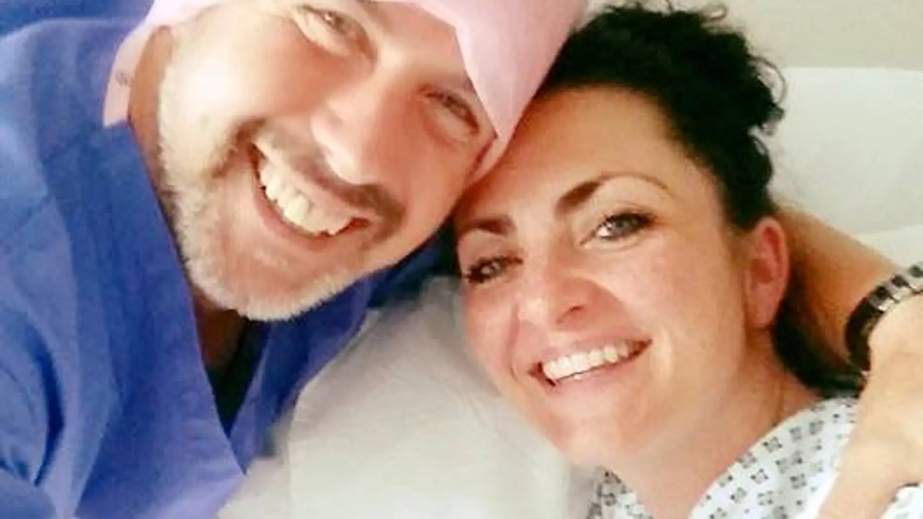 Sarah Pickles y su marido Sarah Pickles y su marido